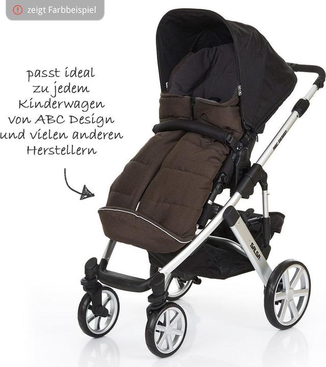Produktbild ABC Design Winterfusssack black