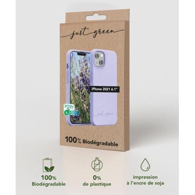 Immagine prodotto Bigben Custodia 100% Eco iPhone 13 Viola (Apple iPhone 13)