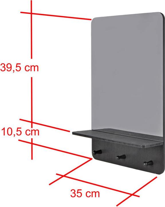 Produktbild Champ Spiegel mit Ablage (35 x 50 cm)