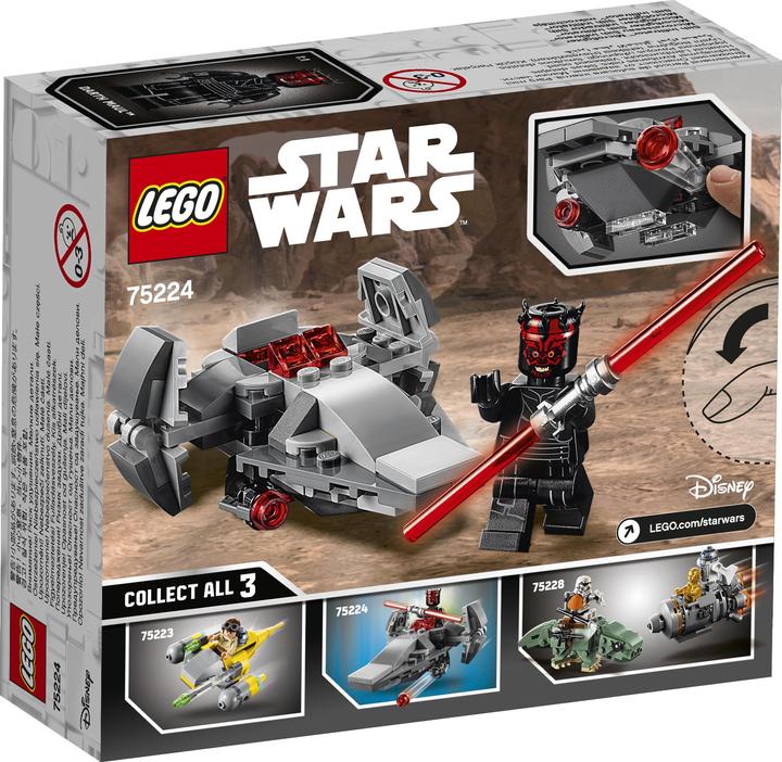 Actual product image LEGO Microfighters Sith Infiltrator (75224, LEGO Star Wars)