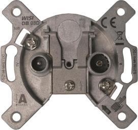 Image du produit WISI Antennendose, 2-Loch Stichdose 5 dB (Prise antenne)