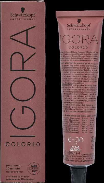 Produktbild Schwarzkopf Professional Igora Color10 Haarfarbe (6-00 Dunkelblond Natur Extra)