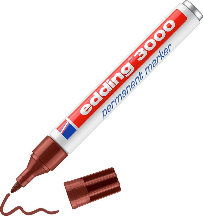 Image du produit Edding Marqueur permanent 3000 (Marron, 1.50 mm, 1 x)