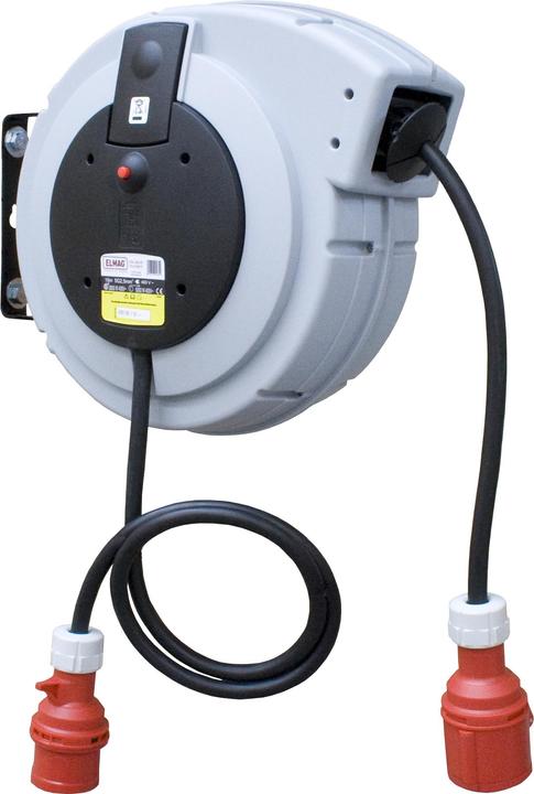 Actual product image Elmag Automatic cable reel for hobby and industry. (15 m, 12.50 mm²)