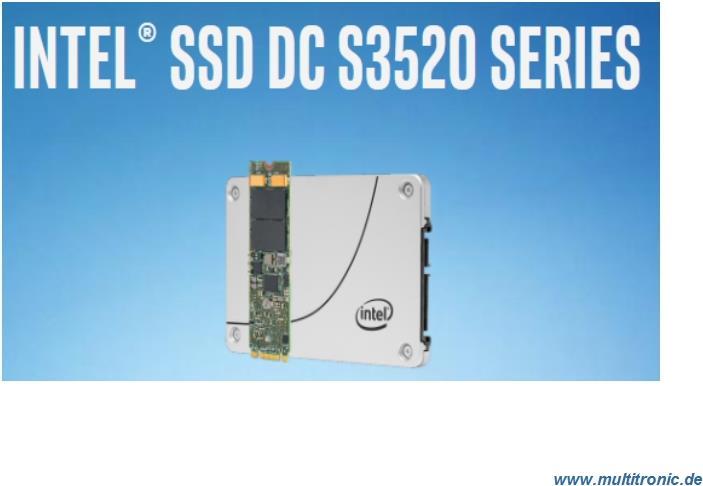 Produktbild Intel SSD Flash DC S3520, 480GB, 2.5", MLC (480 GB, 2.5")