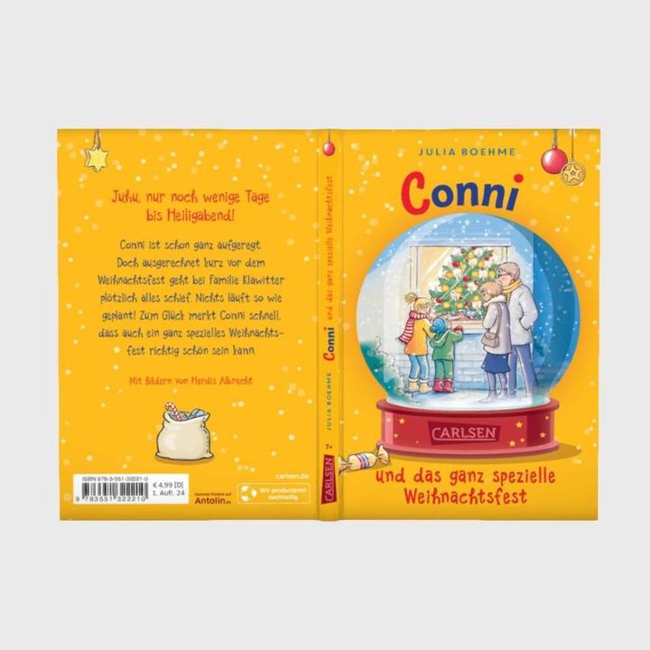 Actual product image Conni Erzählbände: Conni und das ganz spezielle Weihnachtsfest (German, Julia Boehme, Herdis Albrecht, 2024)