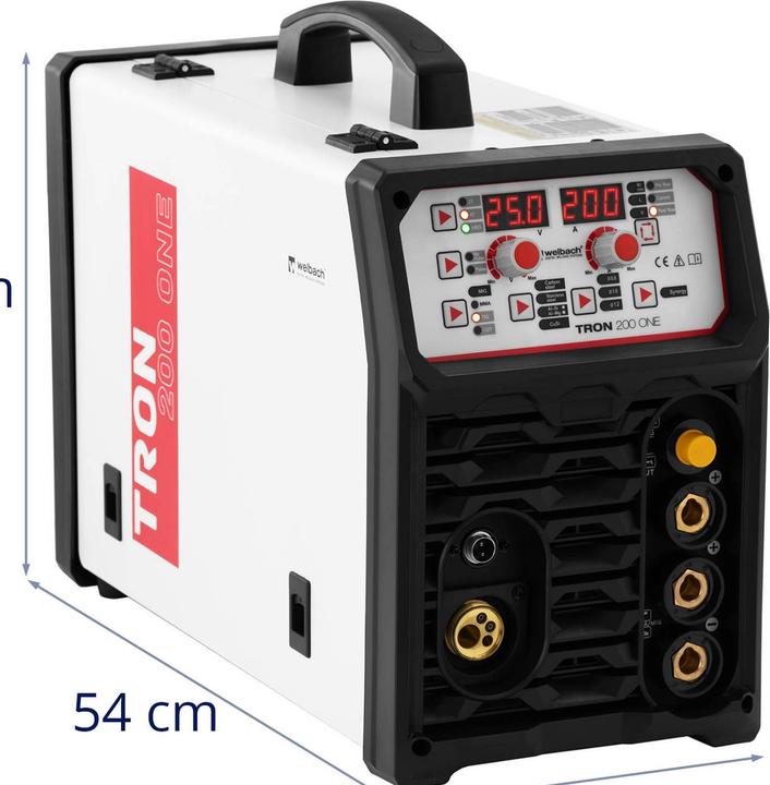 Image du produit Stamos Poste à souder multi procédé - TIG 200 A - Facteur de marche 60% - Coupe 50 A - MIG/MAG 200 A