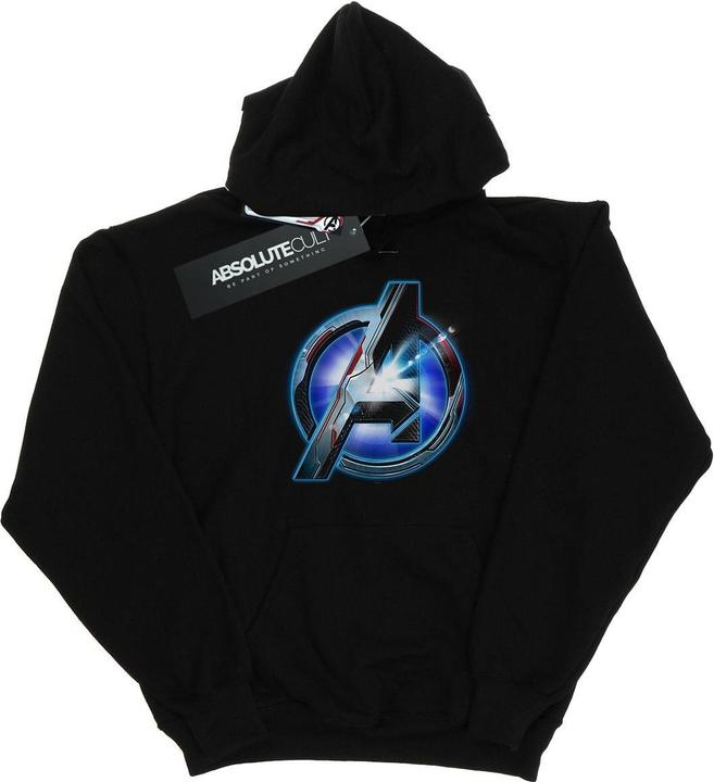 Immagine prodotto Avengers Endgame Glowing Logo Felpa con Cappuccio Uomo (L)