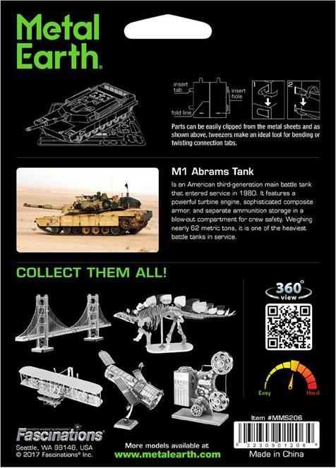 Produktbild Metal Earth M1 Abrams tank