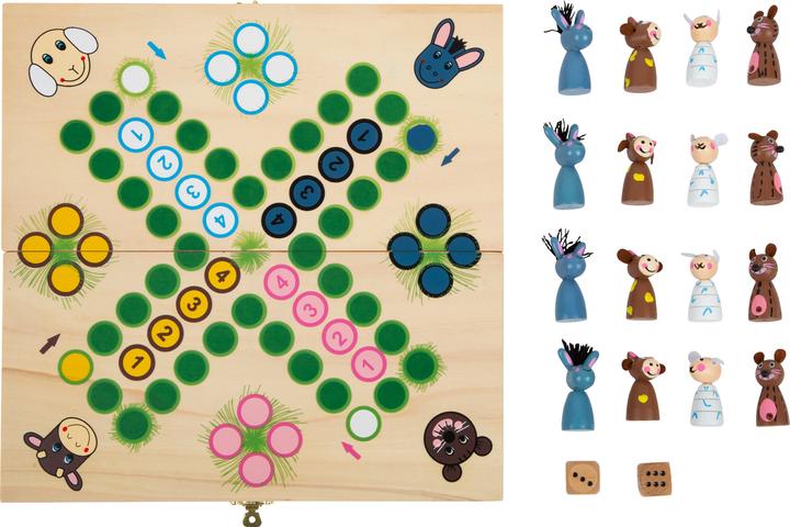 Immagine prodotto small foot Animali della fattoria Ludo (Tedesco, Inglese, Francese, Italiano)