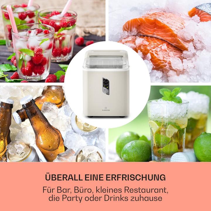 Produktbild Klarstein Eiswürfelmaschine Creme