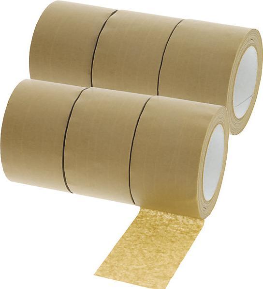 Actual product image kaiserkraft E-Commerce packaging tape, fibre reinforced, 75 mm, 5 fibres, pack of 6 x 50 m. (75 mm)