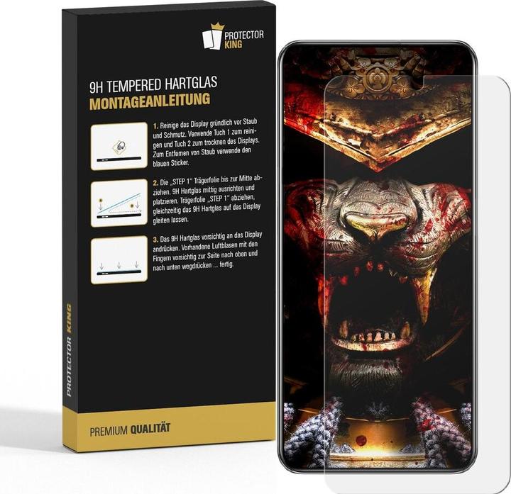 Produktbild Protectorking 3x 3D A++ echtes Tempered 9H Panzerhartglas KLAR (3 Stück, OnePlus 7T)