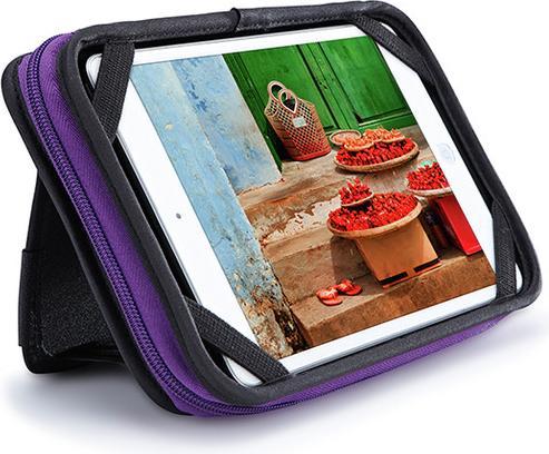 Image du produit Caselogic QTS-208PURPLE, Étui de protection, Apple, iPad Mini/ Amazon Kindle Fire, 17.8 cm (7"), 310 g (iPad mini)