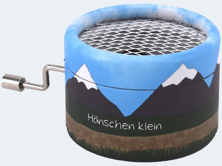 Spieluhr 1288 „Hänschen klein“, hochwertige Spieluhr mit Qualitäts-Spielwerk und Handku