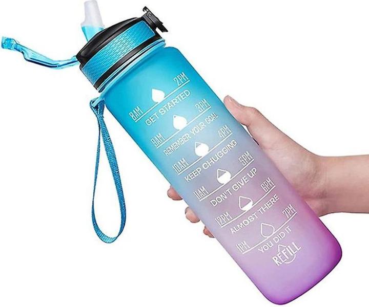 Image du produit ASMI Gourde anti-fuite avec design dégradé 1000 ml (1 l)