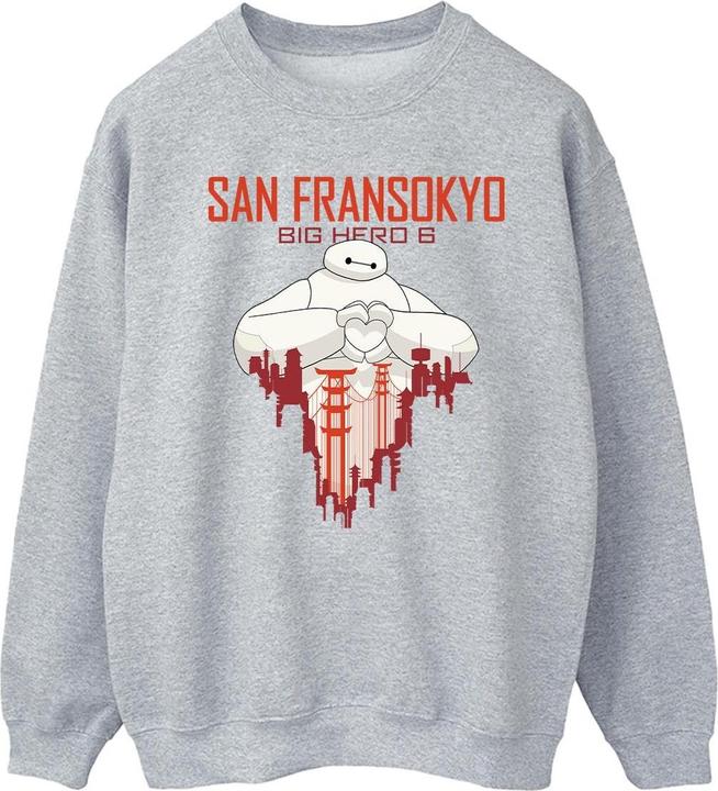 Produktbild Disney Big Hero 6 Baymax San Fransokyo Heart Sweatshirt (L)