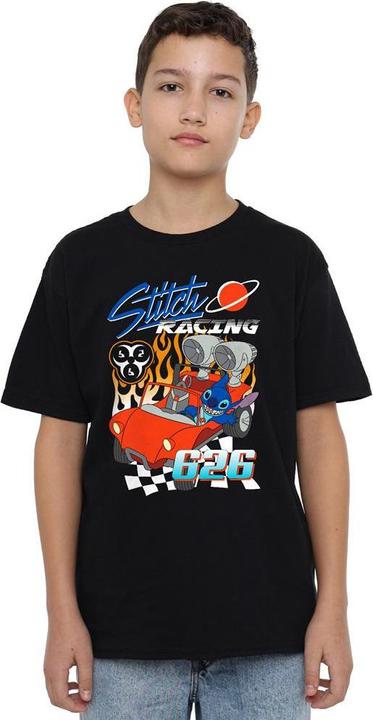 Actual product image Lilo & Stitch Childrens/Kids 626 Racing T-Shirt (116)