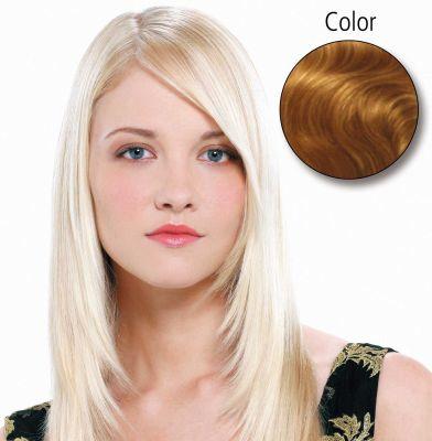 Actual product image Balmain Straight 45cm 26 light golden blond 10 pcs human hair fill-in extensions (Light-gold blonde, 45 cm)