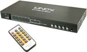 Actual product image Lindy HDMI 4K UHD 6x2 Matrix