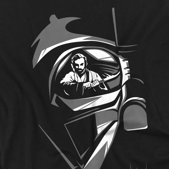 Actual product image Star Wars Unisex Adult Obi Wan Kenobi Vader Eye T-Shirt (XXL)