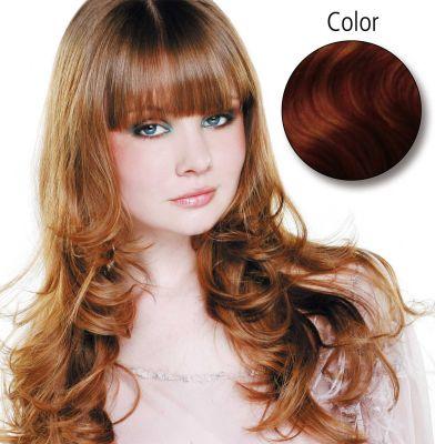 Produktbild Balmain gewellt 45cm 133 dunkelkupfer 10 Stück Echthaar Fill-In Extensions (Dunkelkupfer, 45 cm)