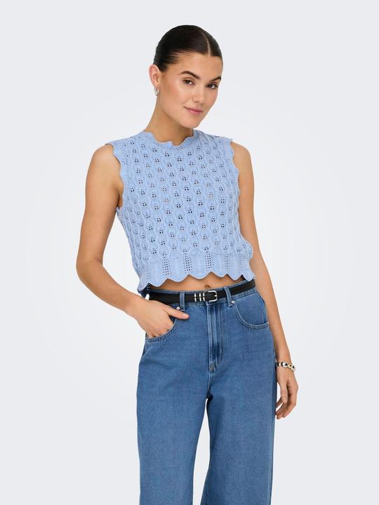 Image du produit Only Coupe normale Col rond Top tricoté (XS)