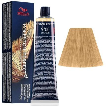 Produktbild Wella Professionals - Koleston Perfect ME â„¢ Pure Natural Hair + Pure Natura l with 60 ml - Shade: (9, 00 Koleston Perfect ME)