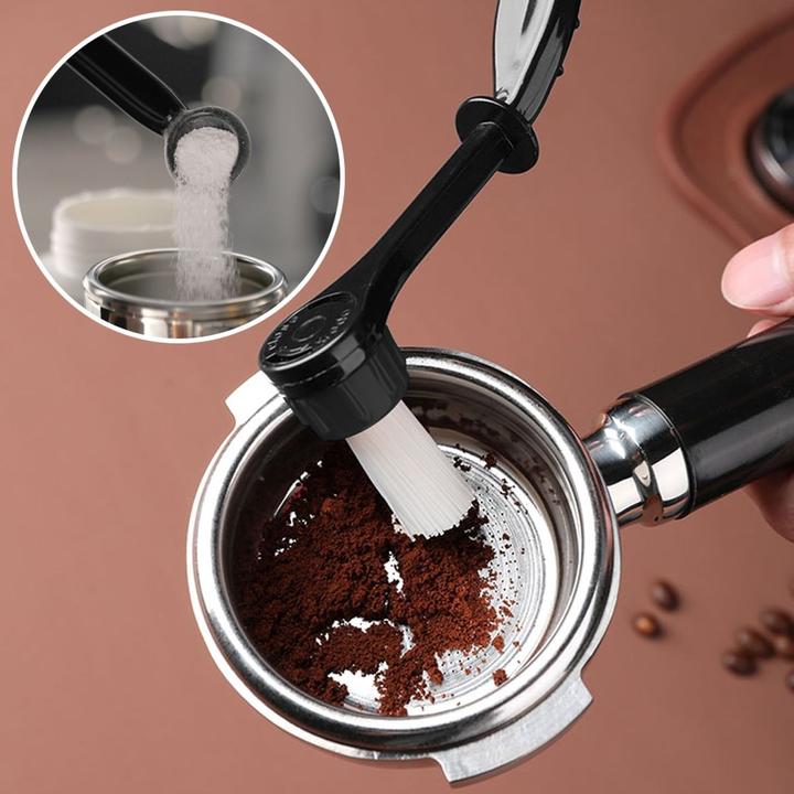 Produktbild König Design 4 in 1 Kaffee Maschinen Reinigung Set Kaffee Mühlen Bürste Kaffee Maschinen Neu