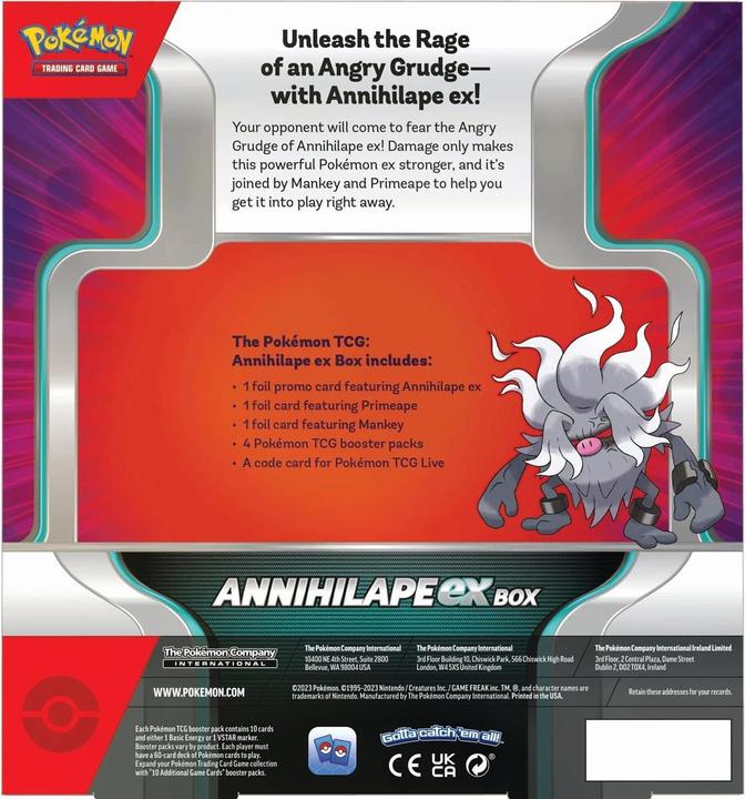 Produktbild Pokémon TCG - Annihilape ex Box (Englisch, Box Set & Collection)
