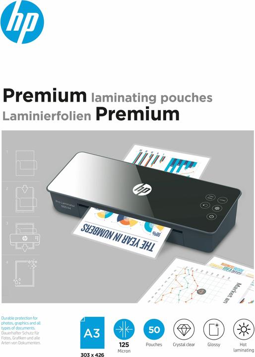 HP Premium (A3, 50 Stück, 125 µm)