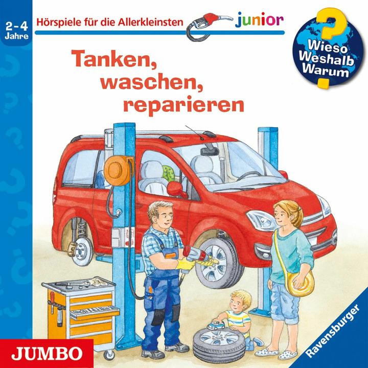 Produktbild Jumbo Wieso? Weshalb? Warum? junior. Tanken, waschen, reparieren (Frauke Nahrgang, Deutsch)
