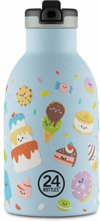 24 Bottles Thermosflasche Sweet Friends, 330 ml, Hellblau (0.33 l)