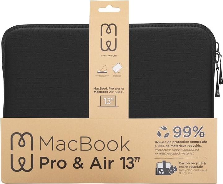 Actual product image MW Sleeve Mbp 14 Basics Life Blk/Wht (14", Apple)