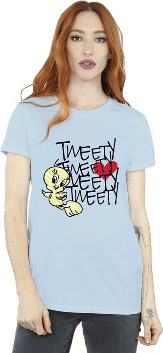 Image du produit Looney Tunes - T-shirt TWEETY LOVE HEART - Femme (M)