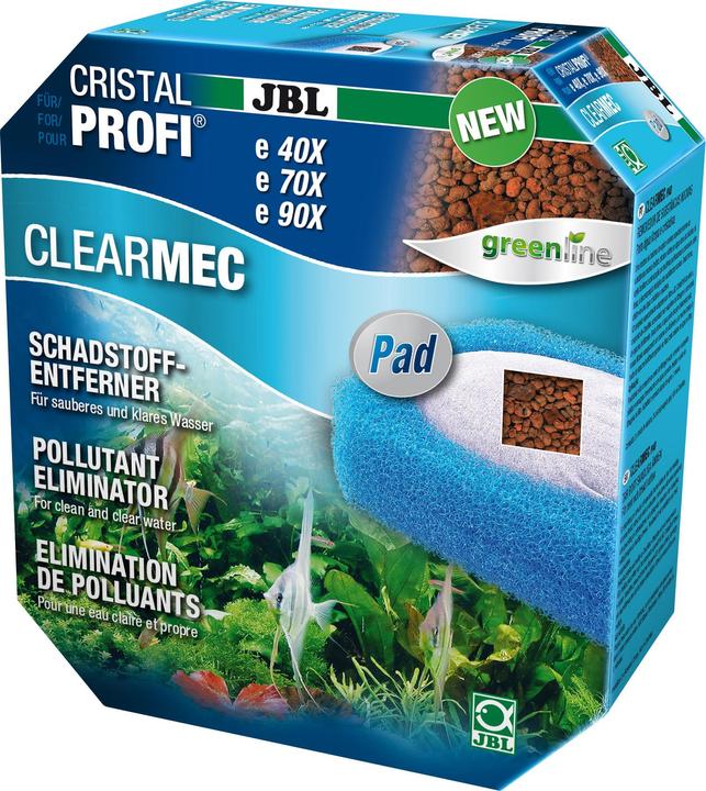 Actual product image JBL Aquaristik und Terraristik ClearMEC plus Pad CristalProfi e401/e402/e701/e702/e901/e902 (0.50 l, External filters)