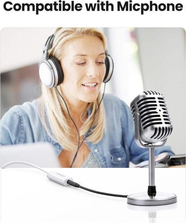 Actual product image Ugreen USB Stereo Audio Adapter (USB)