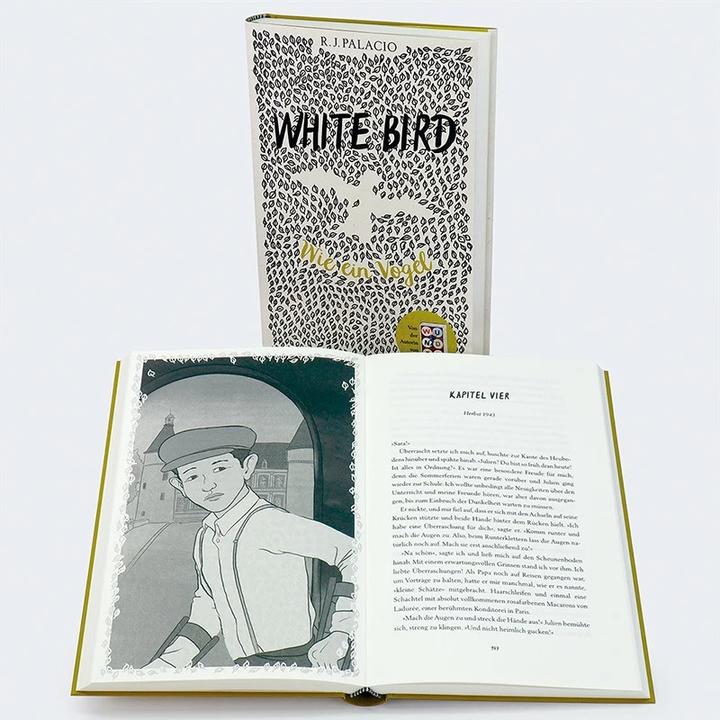Produktbild White Bird - Wie ein Vogel (Deutsch, André Mumot, Erica S. Perl, R.J. Palacio, 2023)