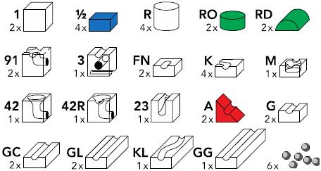 Actual product image Cuboro Basic box Cugolino (FSC)