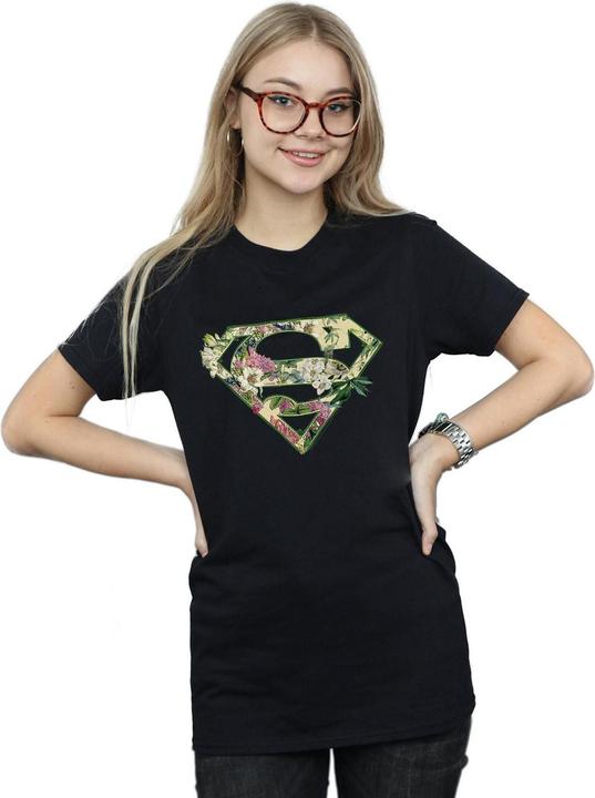 Produktbild Supergirl Floral Shield TShirt (XL)