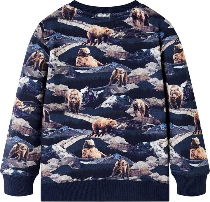 Immagine prodotto VidaXL Felpa da bambino blu navy 128,Materiale: 95 % cotone. 5 (128)