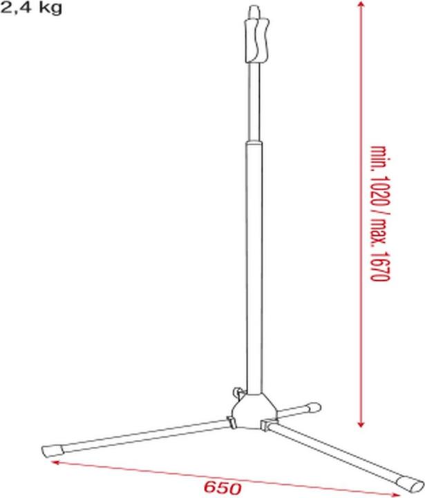 Image du produit DAP-Audio Quick Lock Microphone Stand