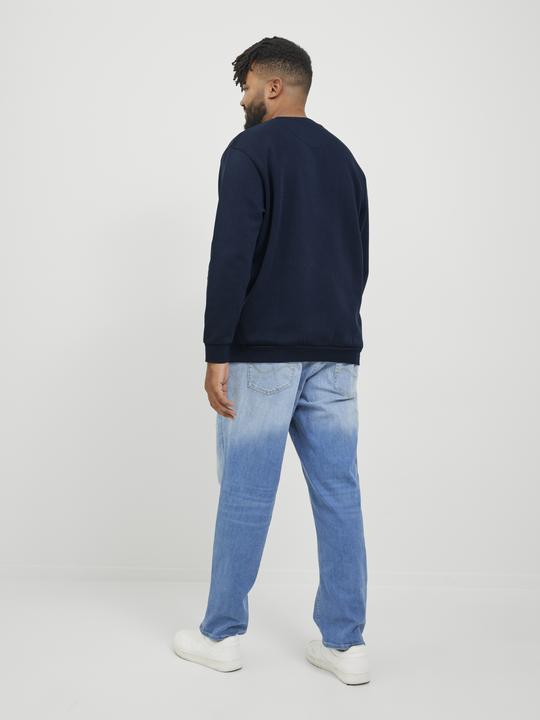Produktbild Jack & Jones Plus Size Einfarbig Sweatshirt mit Rundhals Sweatshirt mit Rundhals (XXL)