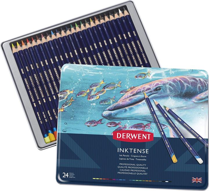 Produktbild Derwent Inktense Permanent (Mehrfarbig, Multicolor, multicolour, 24 x)
