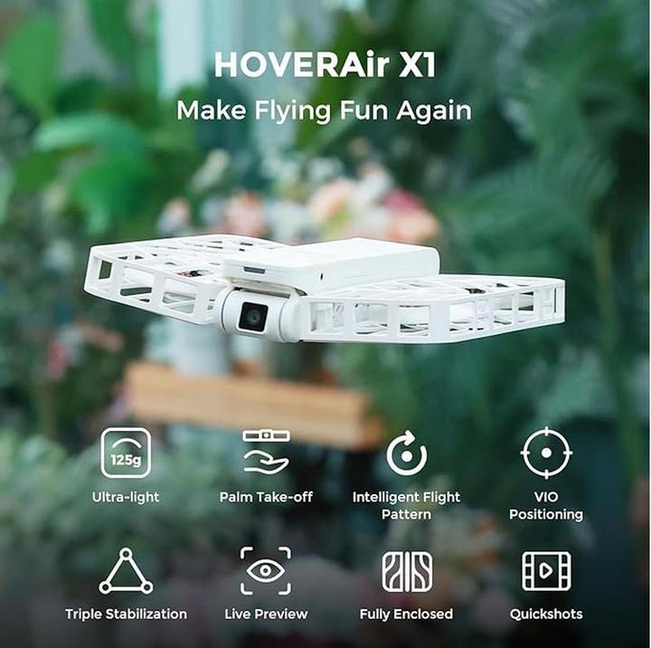 Immagine prodotto HoverAir X1 Standard (11 min, 125 g, 12 Mpx)