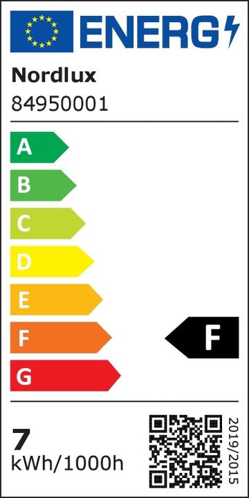 Energy Label Nordlux Birla, Dim.,IP44 (600 lm)