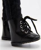 Produktbild I'm a Girly Schwarze Lederschuhe