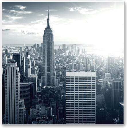 Actual product image Trenddeko The Empire State Building - square (30 x 30 cm)