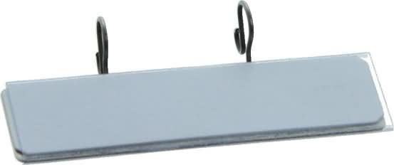 Actual product image Grieshaber Labelling labels 121 for letter trays and shelves WxH 68x20mm galvanised