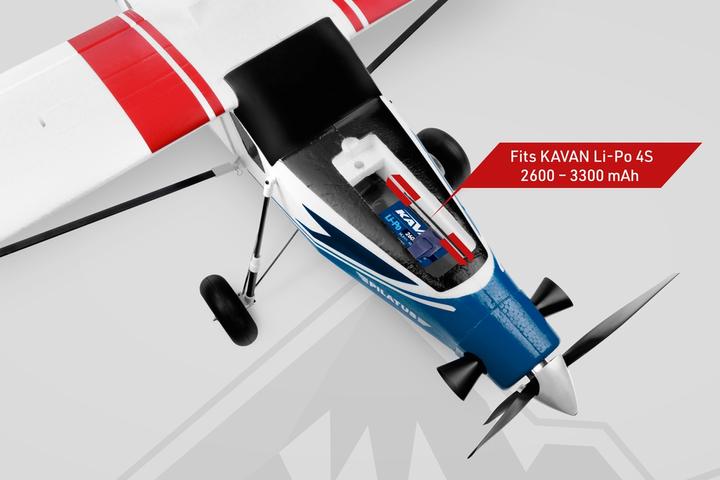 Produktbild Kavan Pilatus PC-6 Porter 1500mm ARF - blau (Scale Modell)